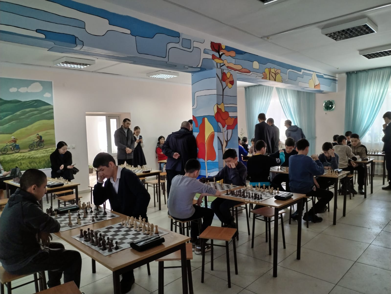 Информация о проведении Олимпиады по шахматам Западно- Казахстанской области