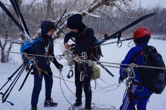 Областные соревнования по технике лыжного туризма среди школьников «Акшакар»